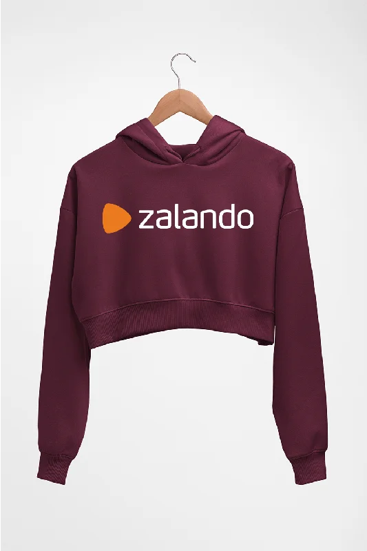 Zalando Crop HOODIE FOR WOMEN Hoodie with Distressed Vintage Worn