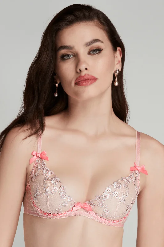 Adelie Plunge Underwired Bra Wireless Push-Up Bra