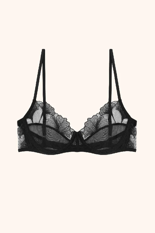 Biloba underwire bra - black