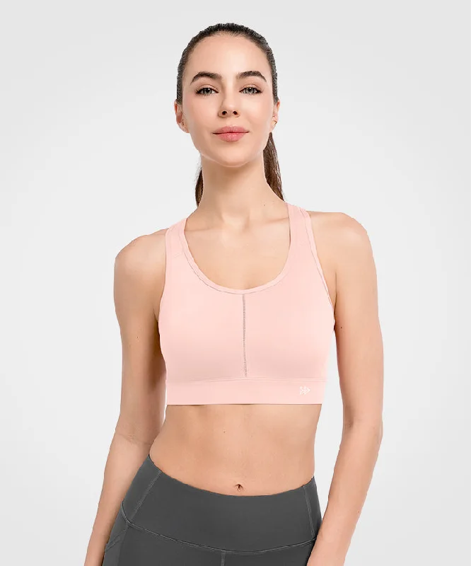 Echo Mesh Strappy Padded Running Bra | Women's High Support Sports Bra Active Wear Bra Echo Mesh Strappy Padded Running Bra | Women's High Support Sports Bra Active Wear Bra