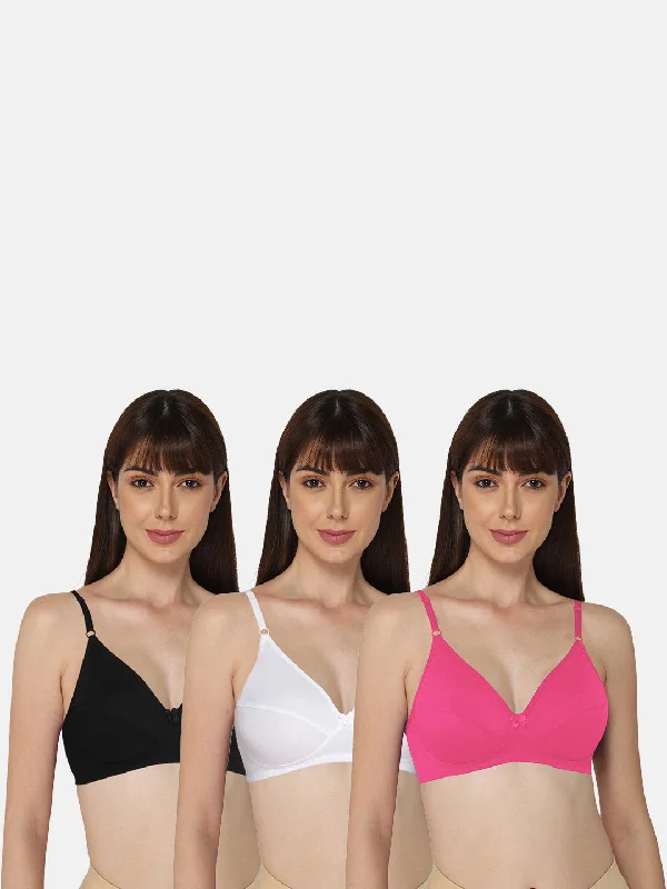 Intimacy Saree Bra Special Combo Pack - INT05 - C38 Sporty Compression Bra