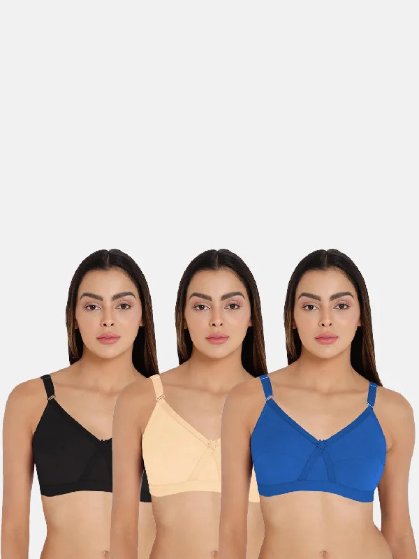 Intimacy Def-Bra Special Combo Pack - Kriss-Kross - C33 Soft Padded Bralette