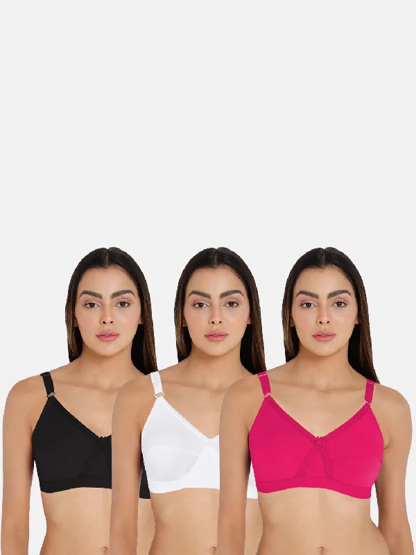 Intimacy Def-Bra Special Combo Pack - Kriss-Kross - C38 Adjustable Comfort Bra