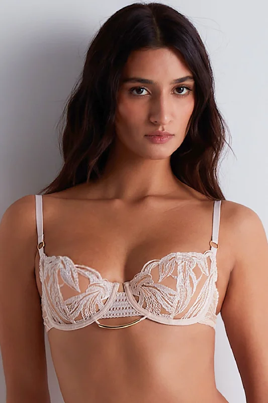 Into The Groove Half Cup Bra Feminine Lace Bra