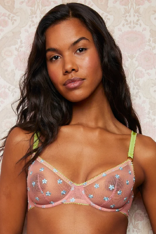 Jaime Embroidered Underwire Bra