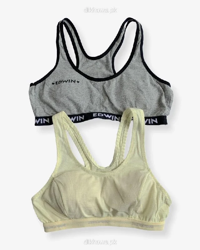 Ladies Jogging Bra - Sports Bra - Pack Off 2 Sports Bra - Padded Sports Bra Pack Off 2 Padded Push-Up Bra Ladies Jogging Bra - Sports Bra - Pack Off 2 Sports Bra - Padded Sports Bra Pack Off 2 Padded Push-Up Bra