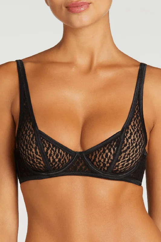 Muse - Lana Underwired Plunge Bra Soft Support Bra