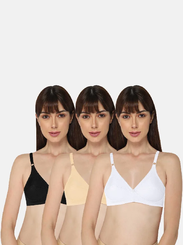 Naidu Hall Knitwear-Bra Special Combo Pack - Charmi - C63 Casual Bralette Set