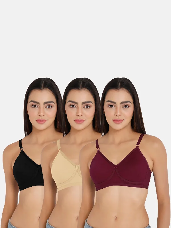 Naidu Hall Knitwear-Bra Special Combo Pack - Classi - C37 Strapless Support Bra