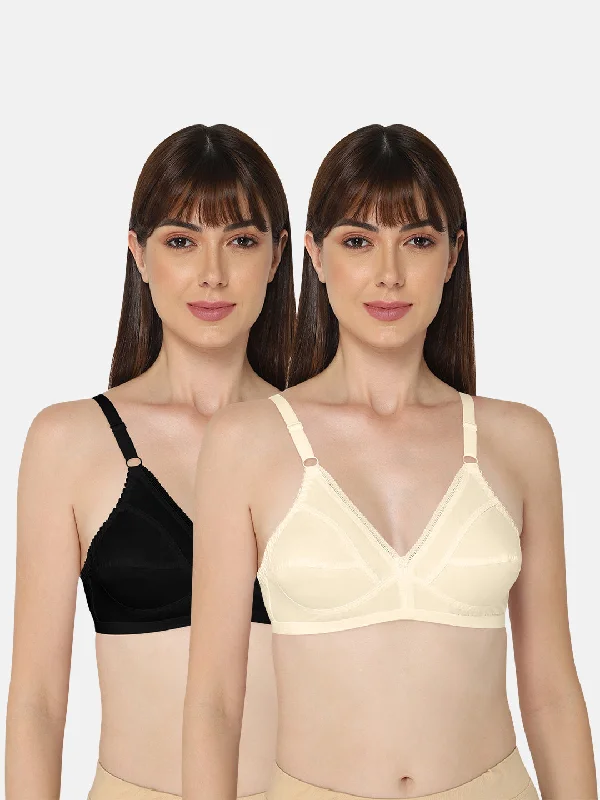Naidu Hall Heritage-Bra Special Combo Pack - Naturalle - C01 Elegant Satin Bralette