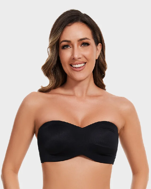 SheCurve® Full Support Non-Slip Convertible Bandeau Bra