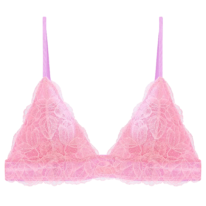 Pearl Lace Padded Triangle Bra