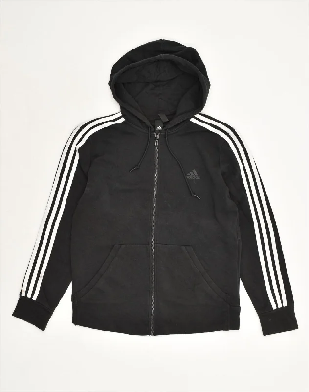 ADIDAS Womens Zip Hoodie Sweater UK 12-14 Medium Black Cotton Chenille Fabric Brocade Fabric Lace Fabric ADIDAS Womens Zip Hoodie Sweater UK 12-14 Medium Black Cotton Chenille Fabric Brocade Fabric Lace Fabric