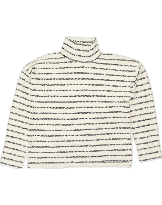 J. CREW Womens Loose Fit Roll Neck Jumper Sweater UK 14 Large Beige Hooded Caped Shawl Collar J. CREW Womens Loose Fit Roll Neck Jumper Sweater UK 14 Large Beige Hooded Caped Shawl Collar