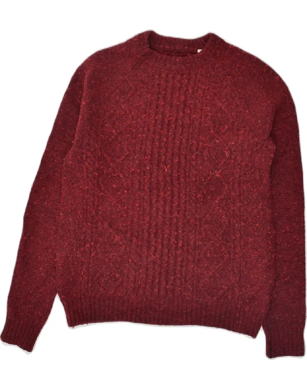 JACK WILLS Womens Crew Neck Jumper Sweater UK 16 Medium Red Wool Tailored Straight A-Line JACK WILLS Womens Crew Neck Jumper Sweater UK 16 Medium Red Wool Tailored Straight A-Line