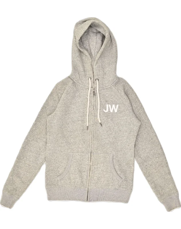 JACK WILLS Womens Zip Hoodie Sweater UK 8 Small Grey Cotton Satin Fabric Silk Fabric Chiffon Fabric JACK WILLS Womens Zip Hoodie Sweater UK 8 Small Grey Cotton Satin Fabric Silk Fabric Chiffon Fabric