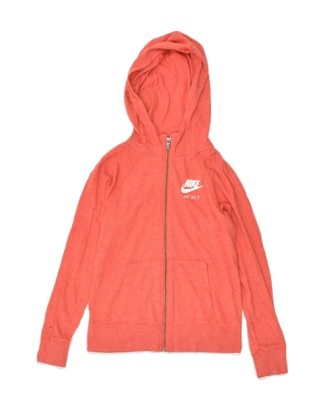 NIKE Womens Zip Hoodie Sweater UK 14 Large Red Cotton Mesh Fabric Canvas Fabric Denim Fabric NIKE Womens Zip Hoodie Sweater UK 14 Large Red Cotton Mesh Fabric Canvas Fabric Denim Fabric