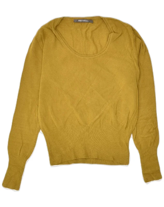 PENNY PULL Womens Crew Neck Jumper Sweater UK 10 Small Green Ribbed Striped Patterned PENNY PULL Womens Crew Neck Jumper Sweater UK 10 Small Green Ribbed Striped Patterned