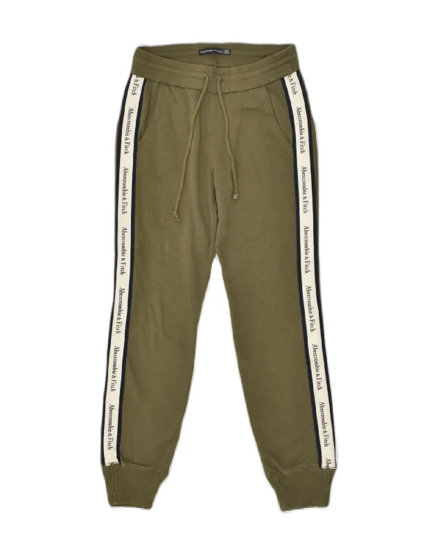 ABERCROMBIE & FITCH Womens Tracksuit Trousers Joggers UK 2 2XS Khaki Trousers Polka Dot Cute ABERCROMBIE & FITCH Womens Tracksuit Trousers Joggers UK 2 2XS Khaki Trousers Polka Dot Cute