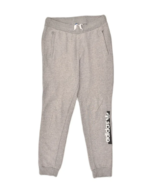 ADIDAS Womens Graphic Tracksuit Trousers Joggers UK 10 Small Grey Cotton Trousers Summer Linen ADIDAS Womens Graphic Tracksuit Trousers Joggers UK 10 Small Grey Cotton Trousers Summer Linen