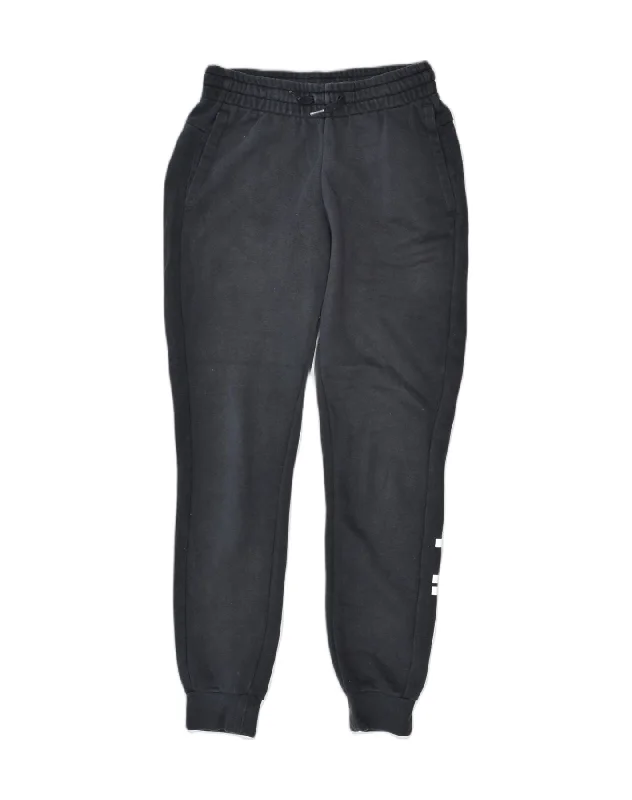 ADIDAS Womens Graphic Tracksuit Trousers Joggers UK 4/6 XS Black