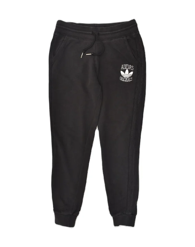 ADIDAS Womens Tracksuit Trousers Joggers UK 10 Small Black Cotton Trousers Business Professional ADIDAS Womens Tracksuit Trousers Joggers UK 10 Small Black Cotton Trousers Business Professional