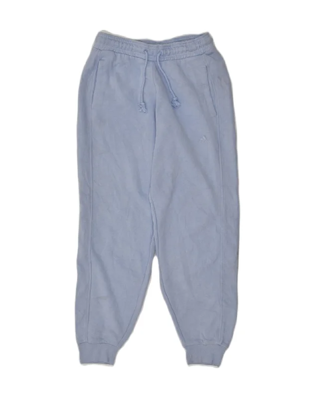 ADIDAS Womens Tracksuit Trousers Joggers UK 10 Small Blue Cotton Trousers Chinos Classic ADIDAS Womens Tracksuit Trousers Joggers UK 10 Small Blue Cotton Trousers Chinos Classic