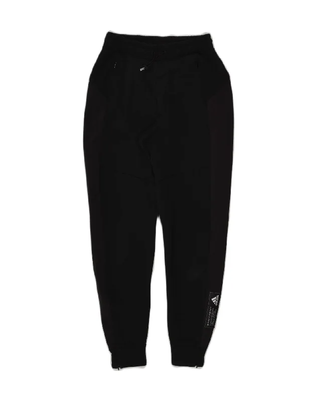 ADIDAS Womens Tracksuit Trousers Joggers UK 6 XS Black Trousers Sale Discount