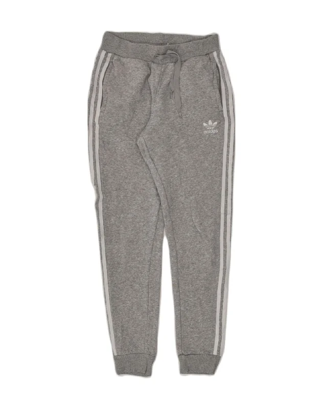 ADIDAS Womens Tracksuit Trousers Joggers UK 6 XS Grey Cotton Trousers Office Stylish ADIDAS Womens Tracksuit Trousers Joggers UK 6 XS Grey Cotton Trousers Office Stylish