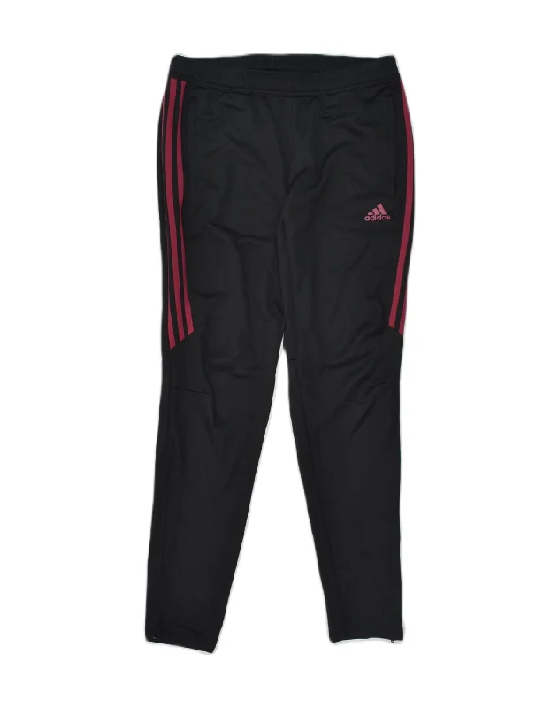 ADIDAS Womens Tracksuit Trousers UK 12-14 Medium Black Polyester Trousers versatile all-occasion ADIDAS Womens Tracksuit Trousers UK 12-14 Medium Black Polyester Trousers versatile all-occasion