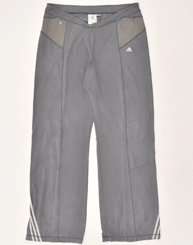 ADIDAS Womens Tracksuit Trousers UK 16 Large Grey Polyester Trousers Harem Relaxed Fit ADIDAS Womens Tracksuit Trousers UK 16 Large Grey Polyester Trousers Harem Relaxed Fit