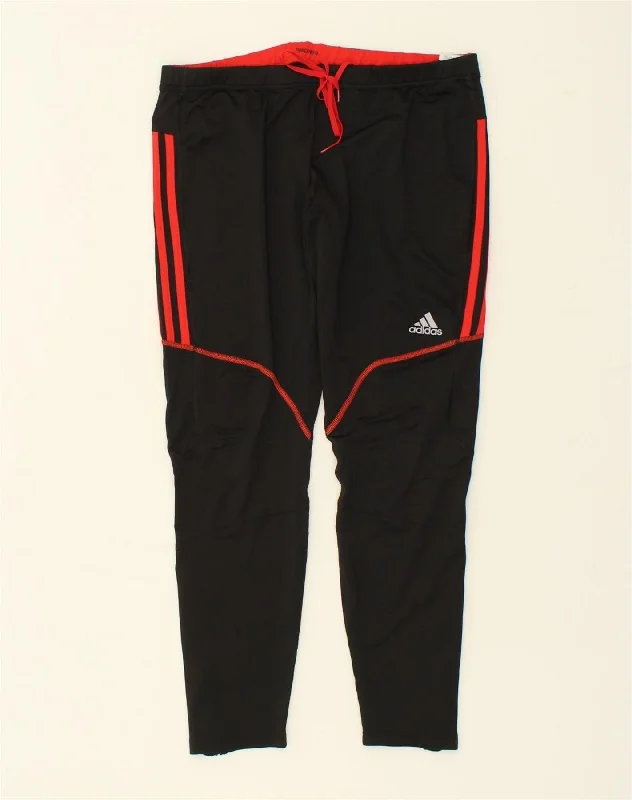 ADIDAS Womens Tracksuit Trousers UK 20 2XL Black Polyester Trousers Ceremony Elegant ADIDAS Womens Tracksuit Trousers UK 20 2XL Black Polyester Trousers Ceremony Elegant