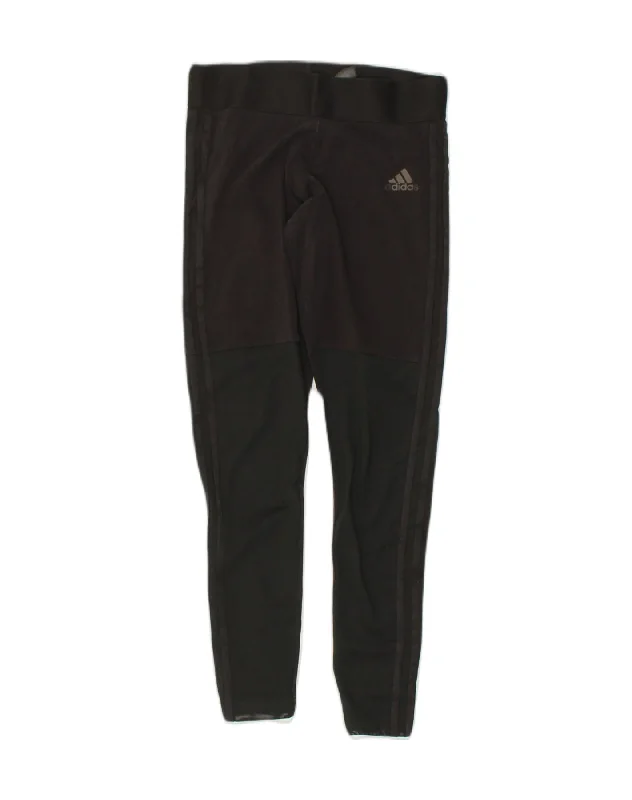 ADIDAS Womens Tracksuit Trousers UK 8-10 Small Black Trousers Formal Black