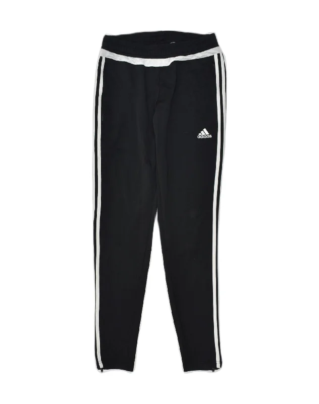 ADIDAS Womens Tracksuit Trousers UK 8-10 Small Black Polyester Trousers practical easy-care ADIDAS Womens Tracksuit Trousers UK 8-10 Small Black Polyester Trousers practical easy-care