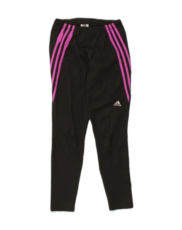 ADIDAS Womens Tracksuit Trousers UK 8-10 Small Black Polyester Trousers Bridal Satin ADIDAS Womens Tracksuit Trousers UK 8-10 Small Black Polyester Trousers Bridal Satin