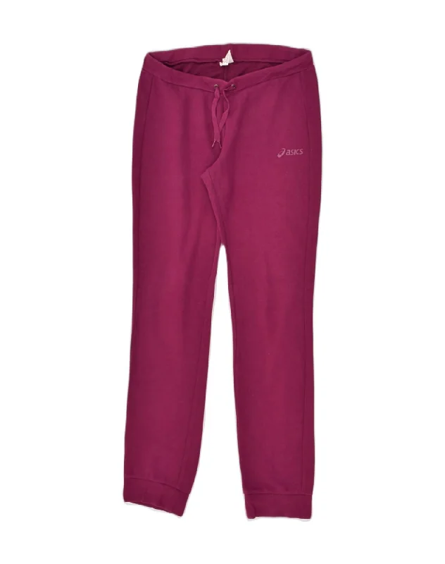 ASICS Womens Tracksuit Trousers Joggers UK 16 Large Purple Cotton Trousers Formal Black ASICS Womens Tracksuit Trousers Joggers UK 16 Large Purple Cotton Trousers Formal Black