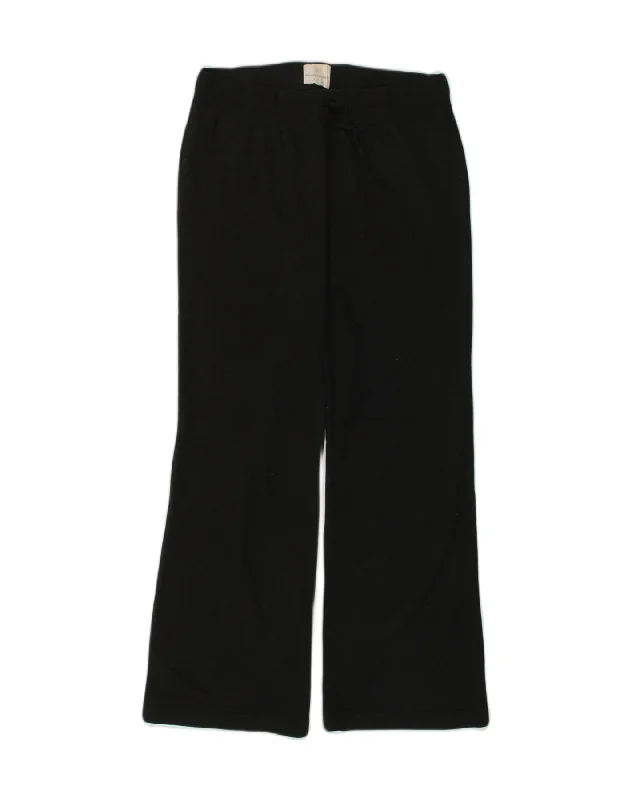 BANANA REPUBLIC Womens Tracksuit Trousers UK 14 Medium Black Cotton Trousers Handmade Artisanal BANANA REPUBLIC Womens Tracksuit Trousers UK 14 Medium Black Cotton Trousers Handmade Artisanal