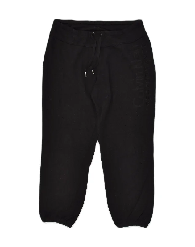 CALVIN KLEIN Womens Graphic Tracksuit Trousers Joggers UK 14 Large Black Trousers Trousers Formal CALVIN KLEIN Womens Graphic Tracksuit Trousers Joggers UK 14 Large Black Trousers Trousers Formal