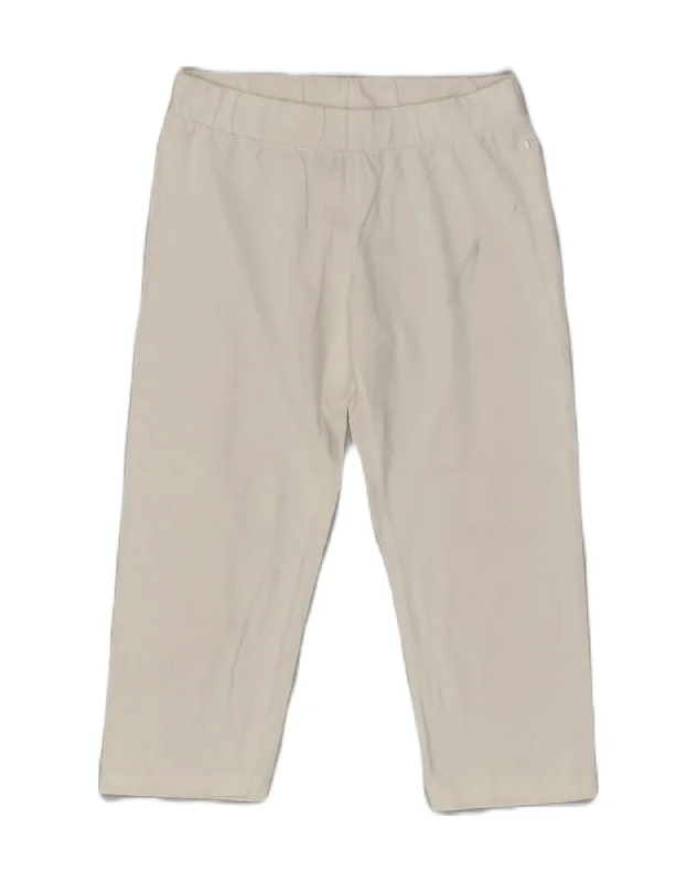 CHAMPION Womens Capri Tracksuit Trousers UK 10 Small Off White Trousers Bootcut Casual CHAMPION Womens Capri Tracksuit Trousers UK 10 Small Off White Trousers Bootcut Casual
