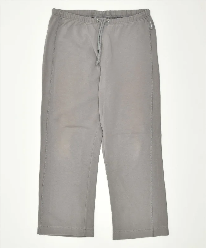 CHAMPION Womens Capri Tracksuit Trousers UK 16 Large Grey Cotton