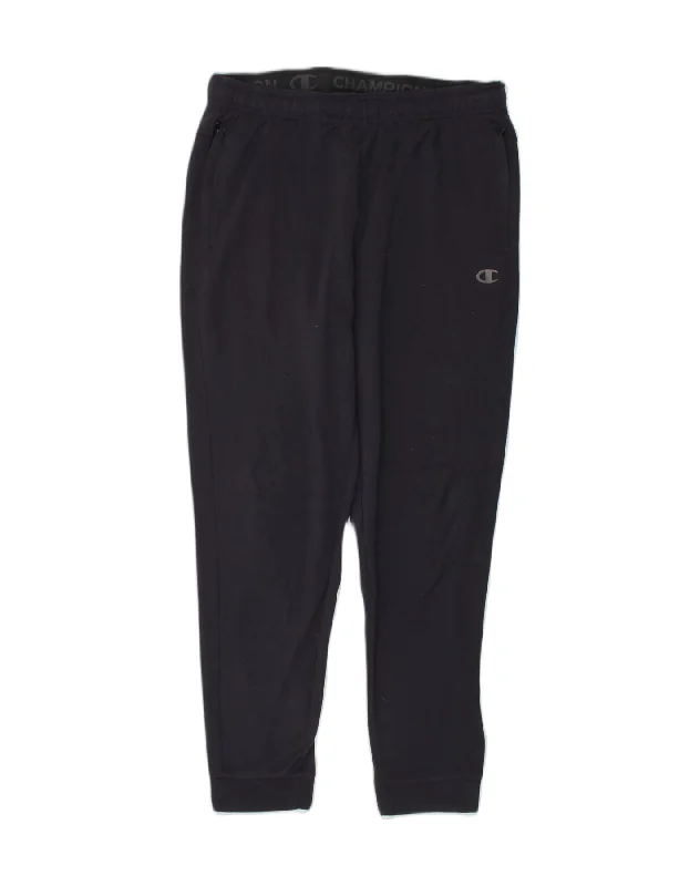 CHAMPION Womens Tracksuit Trousers Joggers UK 16 Large Navy Blue Polyester Trousers versatile functional CHAMPION Womens Tracksuit Trousers Joggers UK 16 Large Navy Blue Polyester Trousers versatile functional
