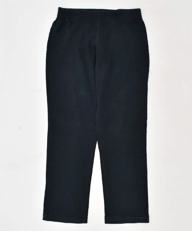 CHAMPION Womens Tracksuit Trousers Medium Black Cotton