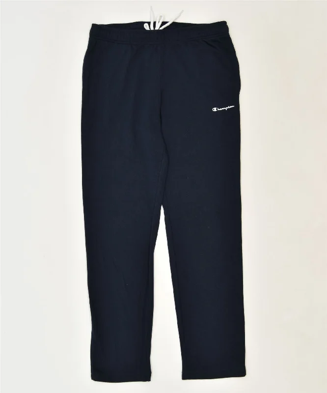 CHAMPION Womens Tracksuit Trousers Medium Navy Blue Sports