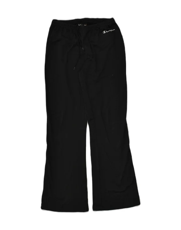 CHAMPION Womens Tracksuit Trousers UK 12 Medium Black Polyester Trousers Spring Floral CHAMPION Womens Tracksuit Trousers UK 12 Medium Black Polyester Trousers Spring Floral