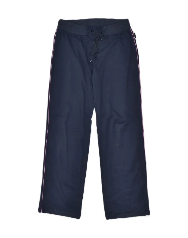 CHAMPION Womens Tracksuit Trousers UK 12 Medium Navy Blue