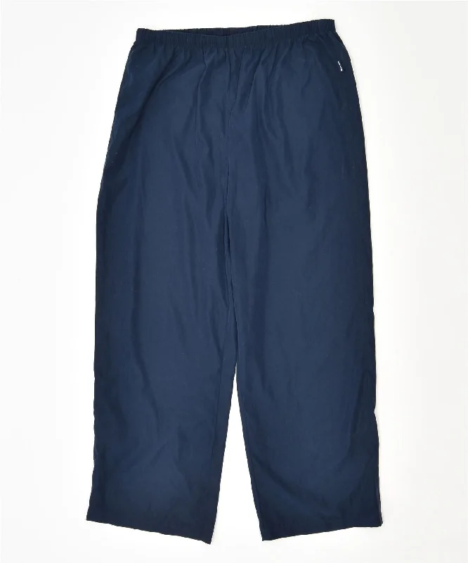 CHAMPION Womens Tracksuit Trousers UK 18 XL Navy Blue Polyester