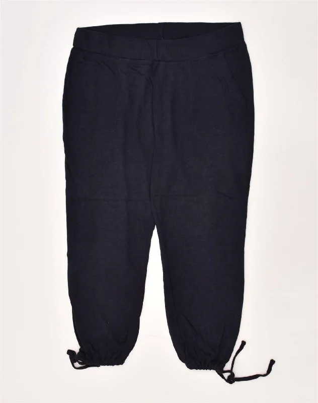 CHAPS Womens Capri Tracksuit Trousers Joggers UK 16 Large Navy Blue Cotton Trousers Corduroy Warm CHAPS Womens Capri Tracksuit Trousers Joggers UK 16 Large Navy Blue Cotton Trousers Corduroy Warm