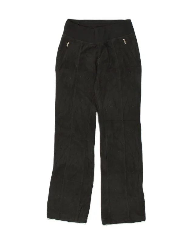 COLUMBIA Womens Tracksuit Trousers UK 6 XS  Black Polyester Trousers Trousers Formal