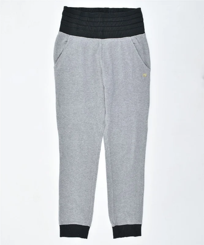 DIADORA Womens Tracksuit Trousers Joggers UK 18 XL Grey Cotton