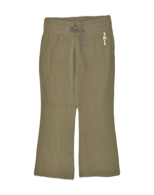 DKNY Womens Tracksuit Trousers UK 12 Medium Khaki Cotton High Waist Slim Fit Ankle Length DKNY Womens Tracksuit Trousers UK 12 Medium Khaki Cotton High Waist Slim Fit Ankle Length